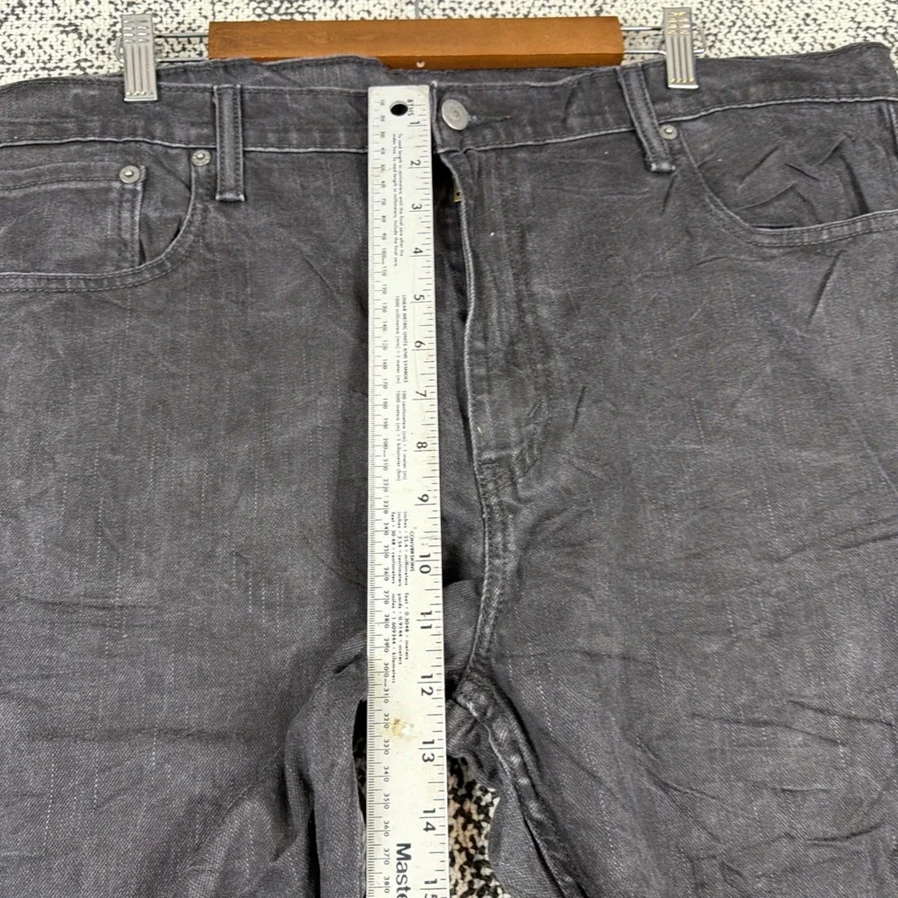 Levis 569 Faded Black Jeans Mens 40 X 30 (FITS 41 X‎ 29) Straight Leg Baggy